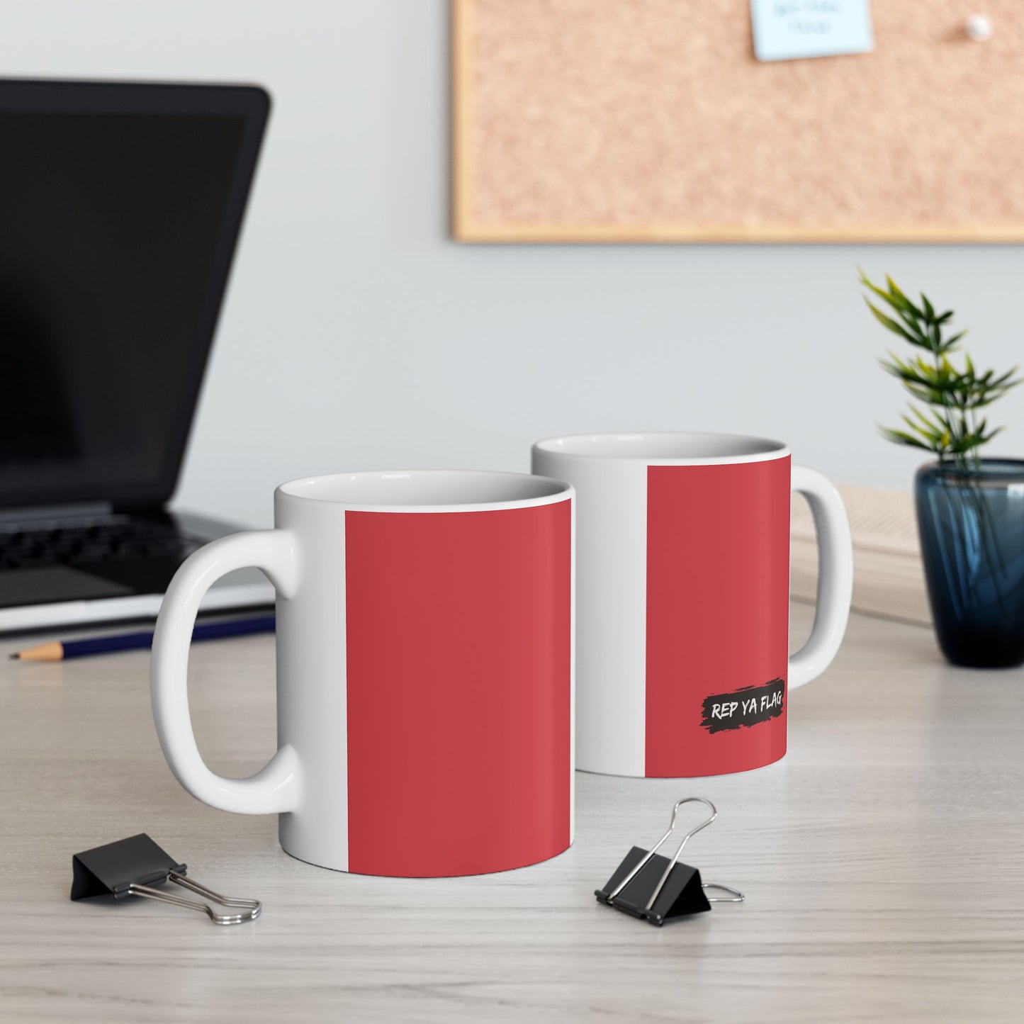 Peru Flag Coffee Tea Mug 11oz 15oz | Rep Ya Flag Ceramic Mug