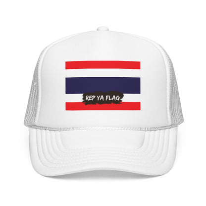 Thailand Flag Foam Trucker Hat | Rep Ya Flag design