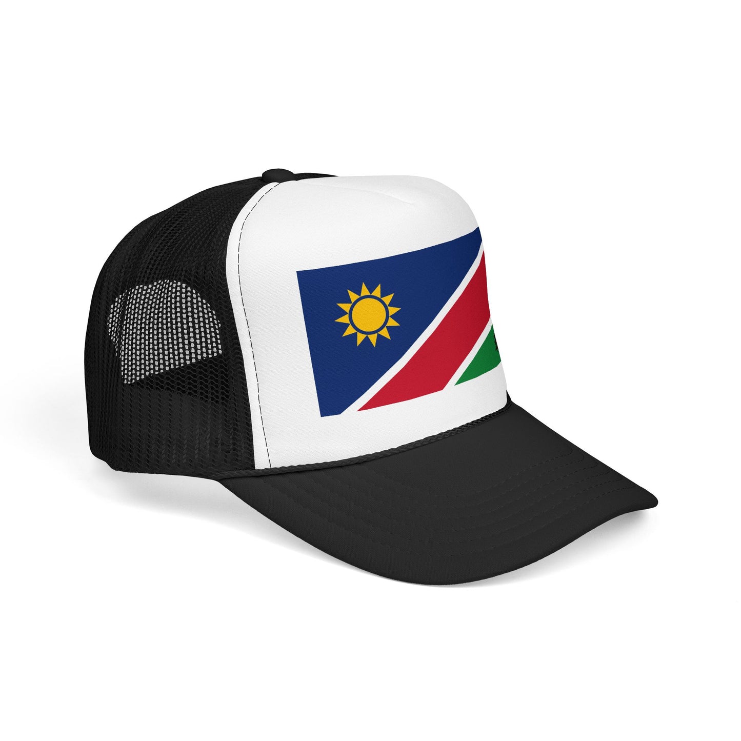 Namibia Flag Foam Trucker Hat | Namibian Pride Snapback Cap | Rep Ya Flag