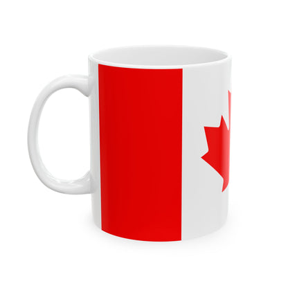 Canada Flag Coffee Tea Mug 11oz 15oz | Canadian Heritage Mug | Rep Ya Flag