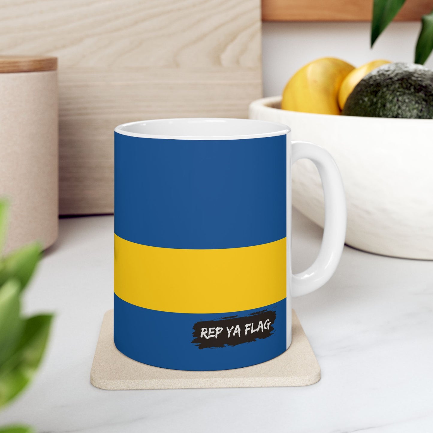 Sweden Flag Coffee Tea Mug 11oz 15oz | Rep Ya Flag Ceramic Mug