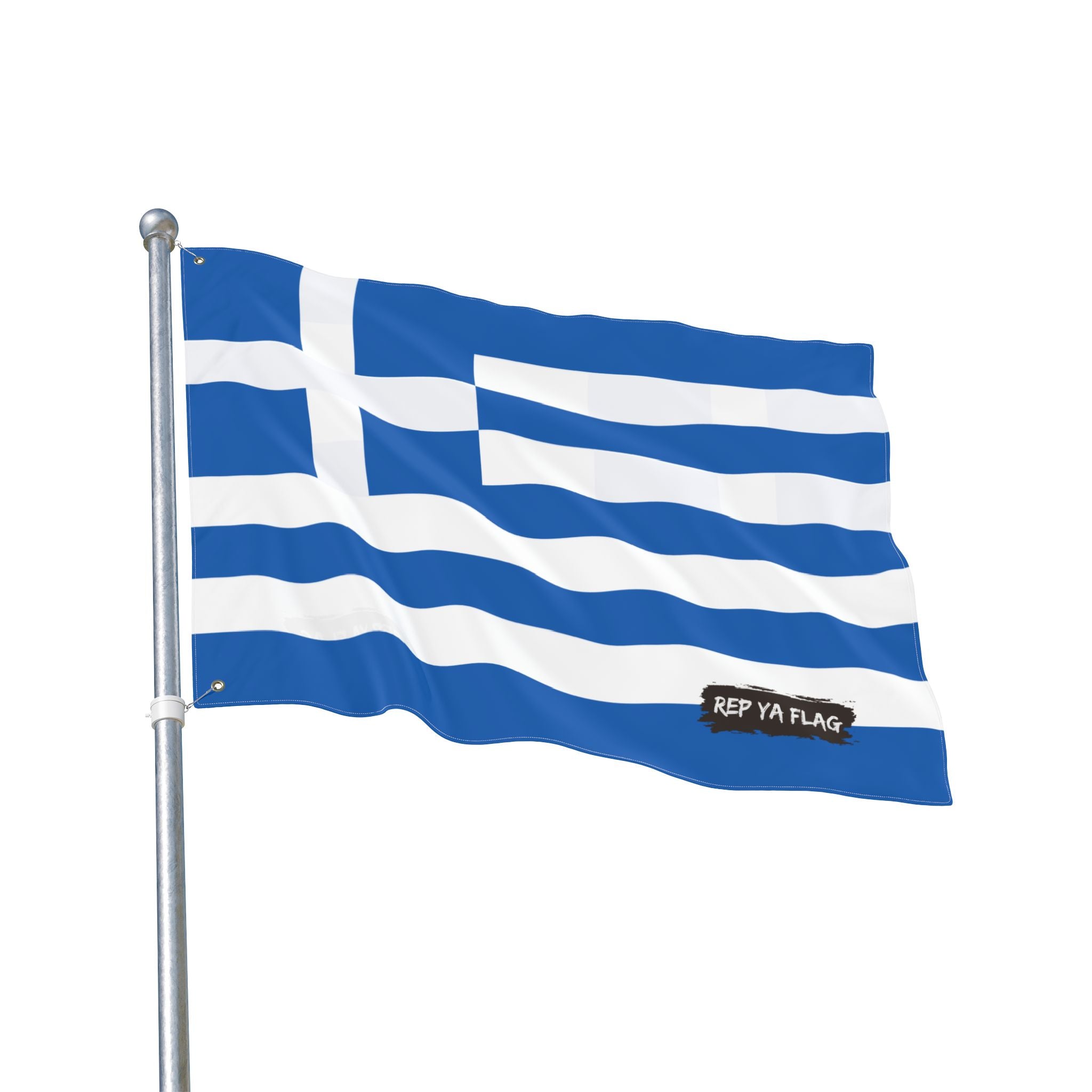 Greece Flag Garden Banner | Double Sided Outdoor Flag | Rep Ya Flag