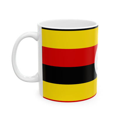 Uganda Flag Coffee Tea Mug 11oz 15oz | Rep Ya Flag Ceramic Mug