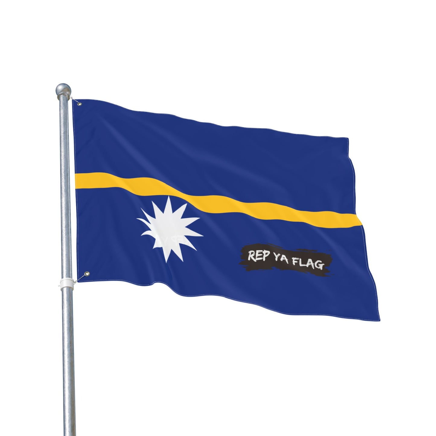 Nauru Flag Garden Banner | Double Sided Outdoor Flag | Rep Ya Flag