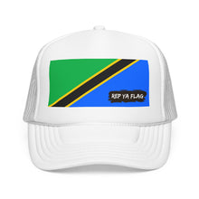 Tanzania Flag Foam Trucker Hat | Rep Ya Flag design