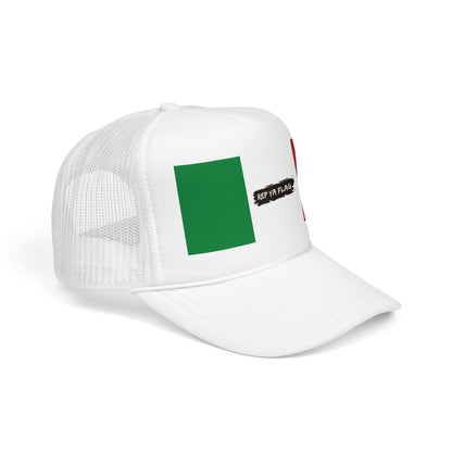 Italy Flag Foam Trucker Hat | Italian Pride Snapback Cap | Rep Ya Flag
