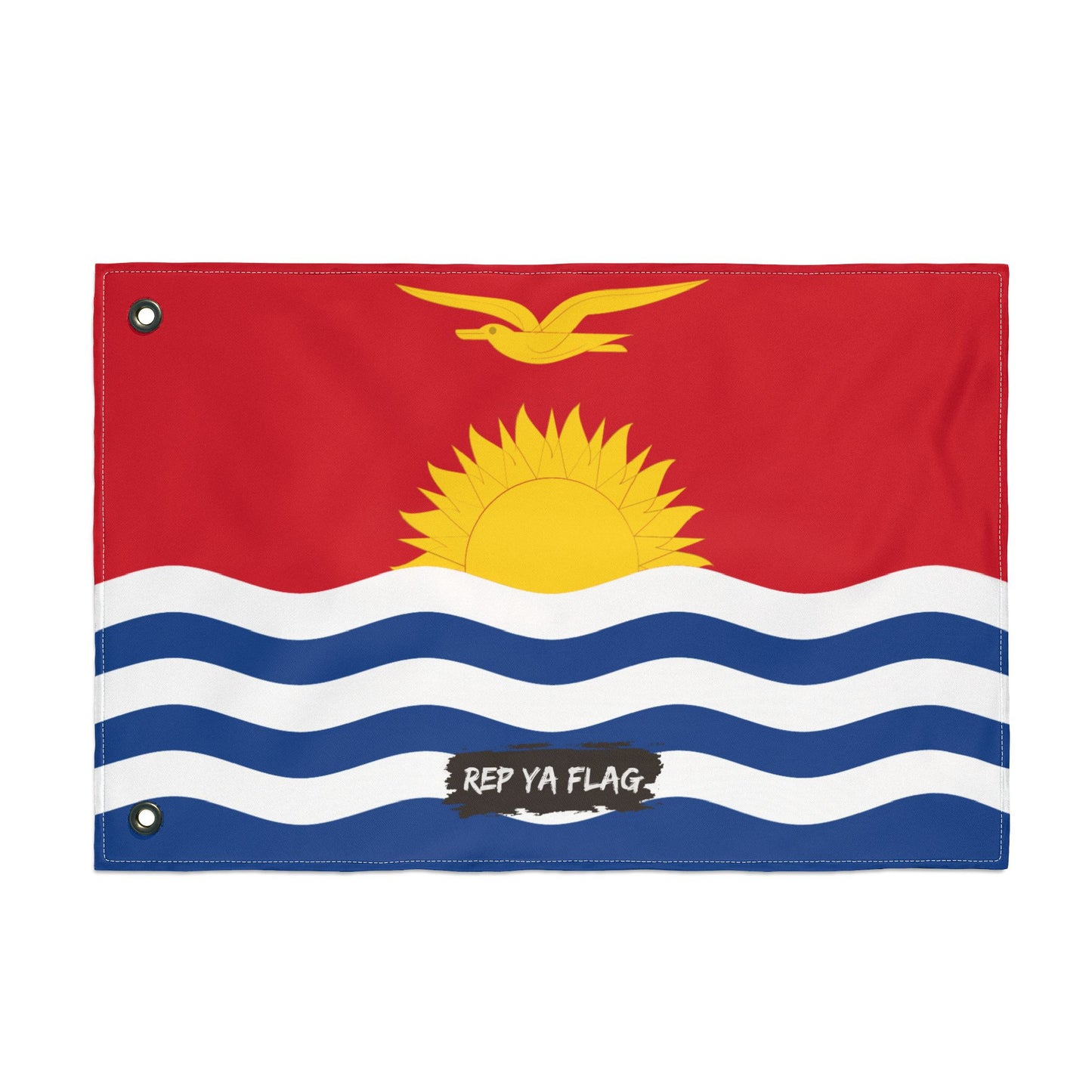 Kiribati Flag Garden Banner | Double Sided Outdoor Flag | Rep Ya Flag