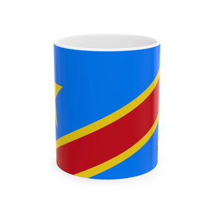 Democratic Republic of the Congo Flag Coffee Tea Mug 11oz 15oz | Rep Ya Flag Ceramic Mug