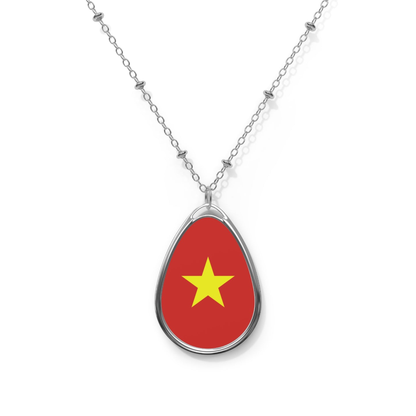 Vietnam Flag Necklace for Patriotic Gifts Custom Pendant for Mothers Day Fathers Day Christmas Birthdays Cultural Events Holidays
