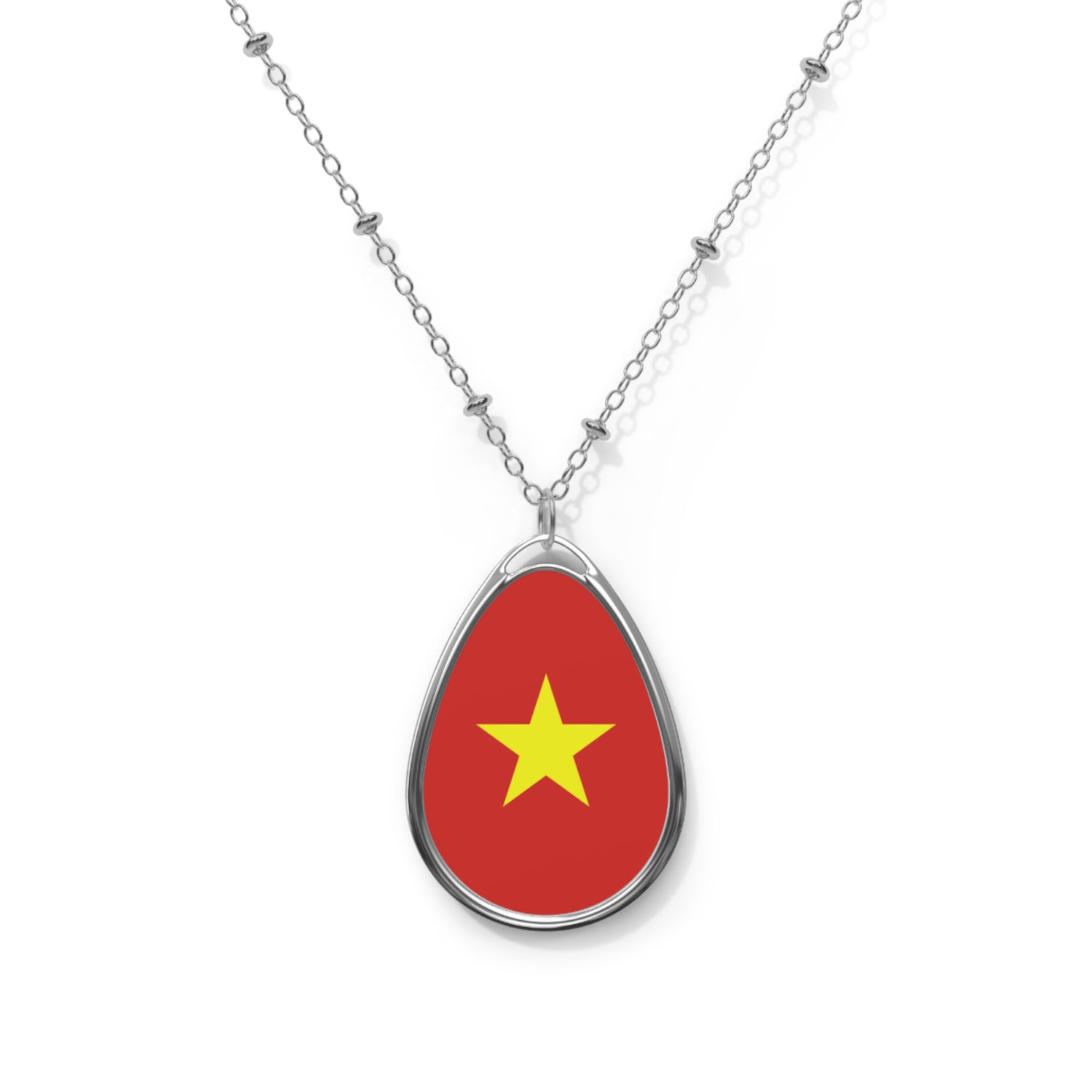 Vietnam Flag Necklace for Patriotic Gifts Custom Pendant for Mothers Day Fathers Day Christmas Birthdays Cultural Events Holidays