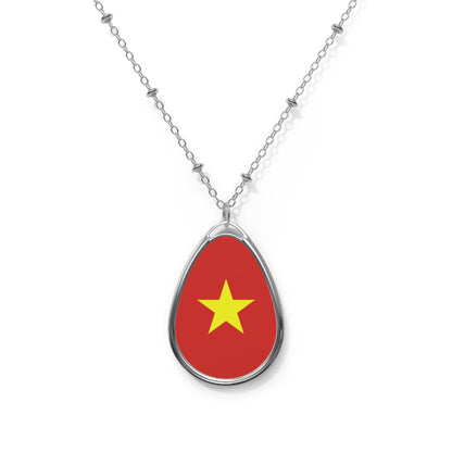 Vietnam Flag Necklace for Patriotic Gifts Custom Pendant for Mothers Day Fathers Day Christmas Birthdays Cultural Events Holidays