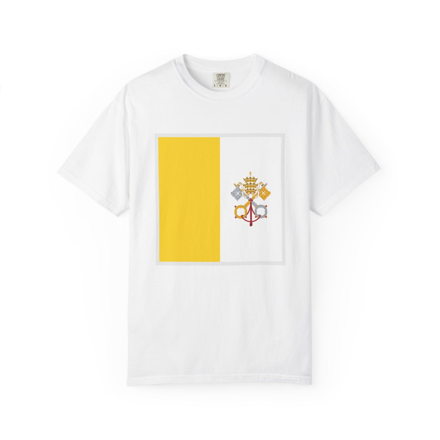 Vatican City Flag Shirt | Vatican Tshirt | Vatican Pride Tee | Rep Ya Flag Shirt | Heritage Gift | Unisex S-4XL