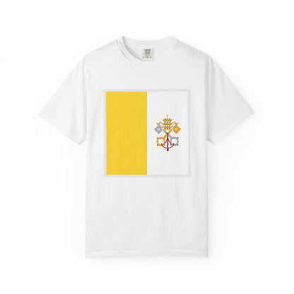 Vatican City Flag Shirt | Vatican Tshirt | Vatican Pride Tee | Rep Ya Flag Shirt | Heritage Gift | Unisex S-4XL