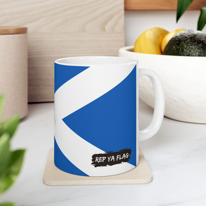 Scotland Flag Coffee Tea Mug 11oz 15oz | Rep Ya Flag Ceramic Mug