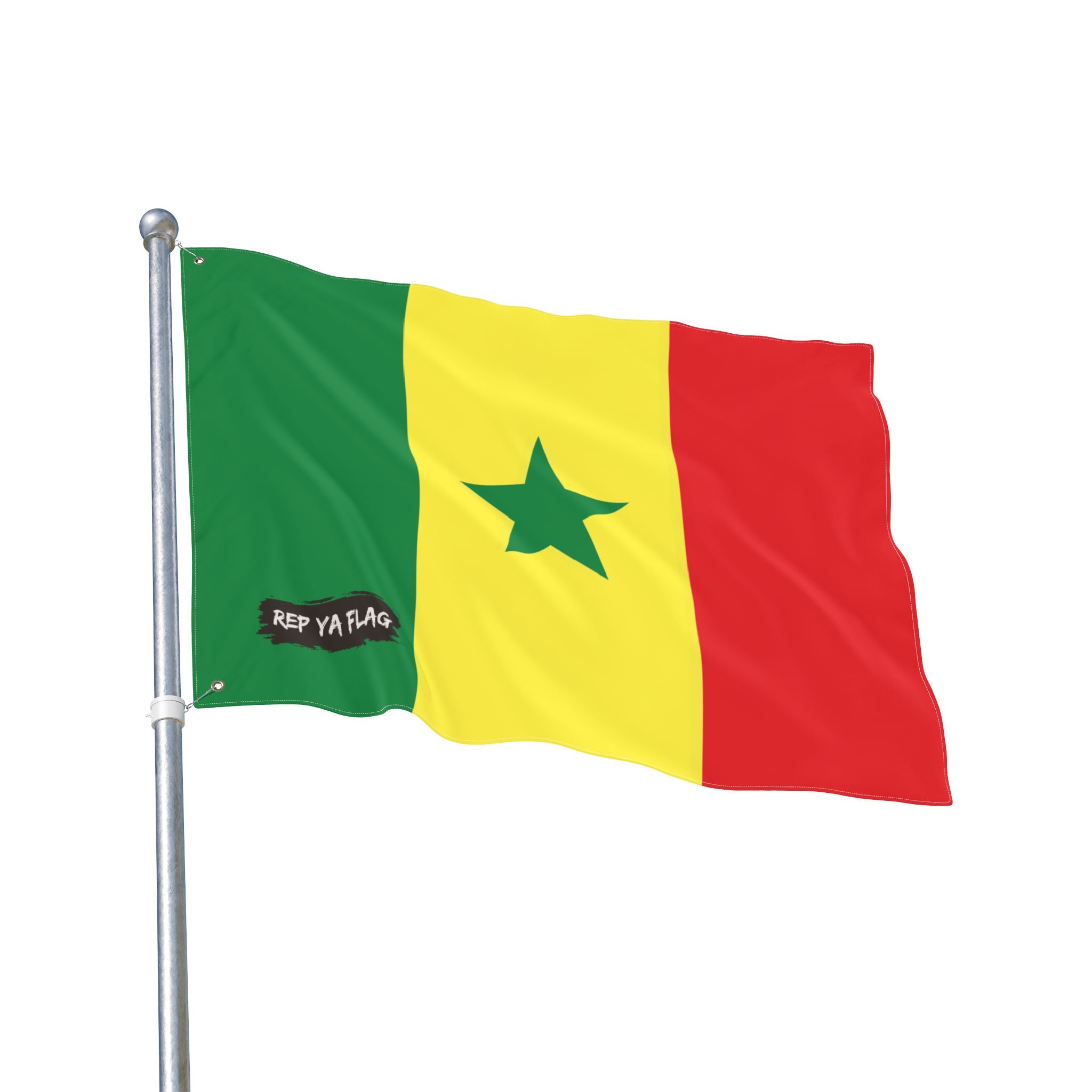 Senegal Flag Garden Banner | Double-Sided Outdoor Flag | Rep Ya Flag