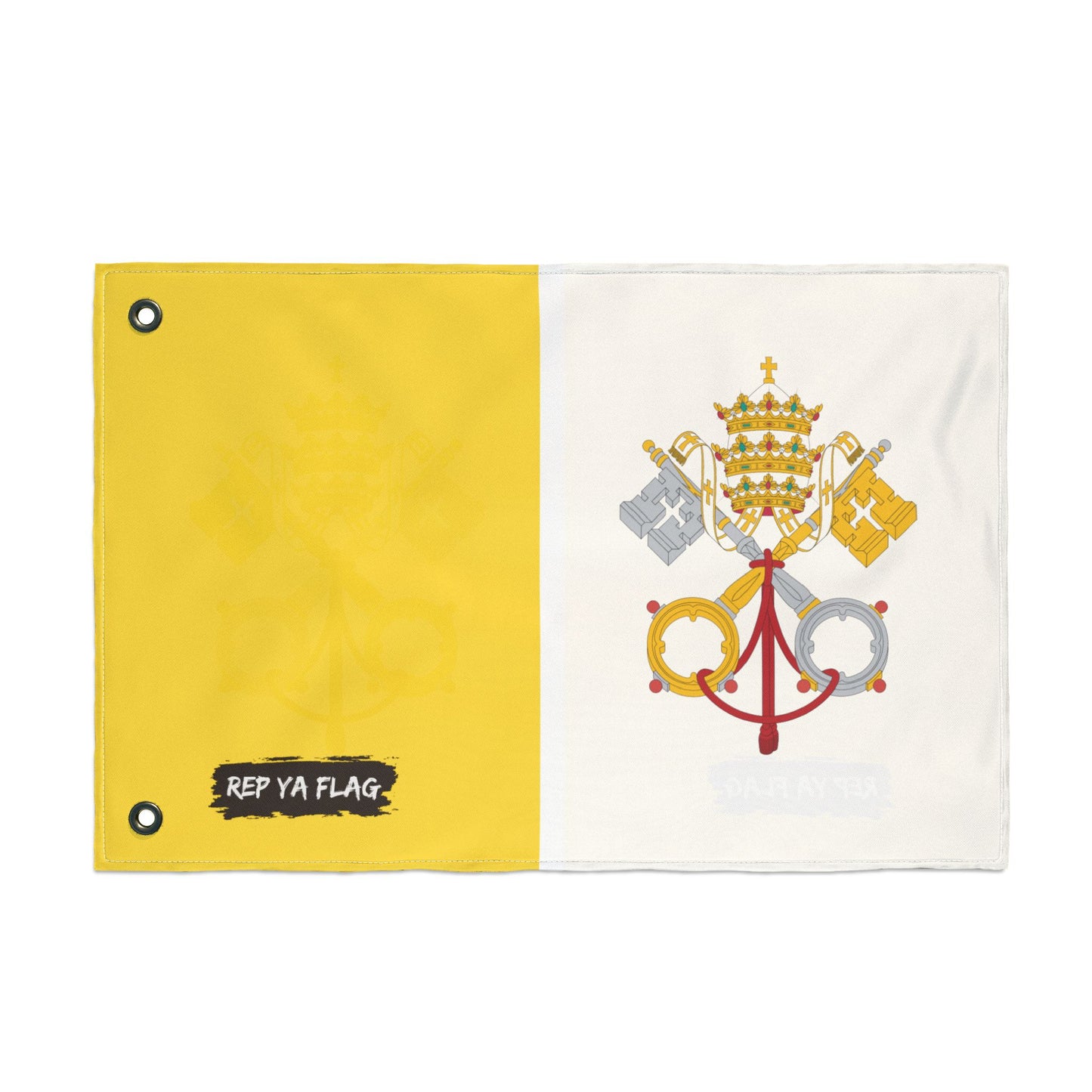 Vatican City Flag Garden Banner | Double-Sided Outdoor Flag | Rep Ya Flag