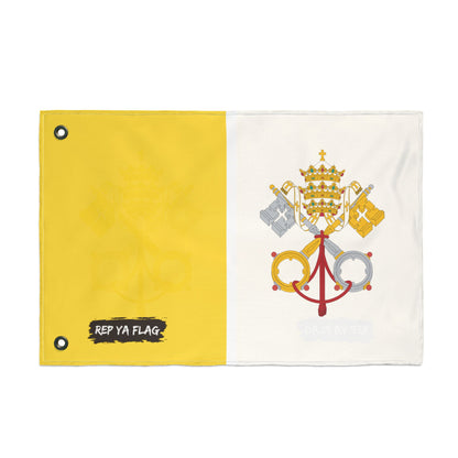 Vatican City Flag Garden Banner | Double-Sided Outdoor Flag | Rep Ya Flag
