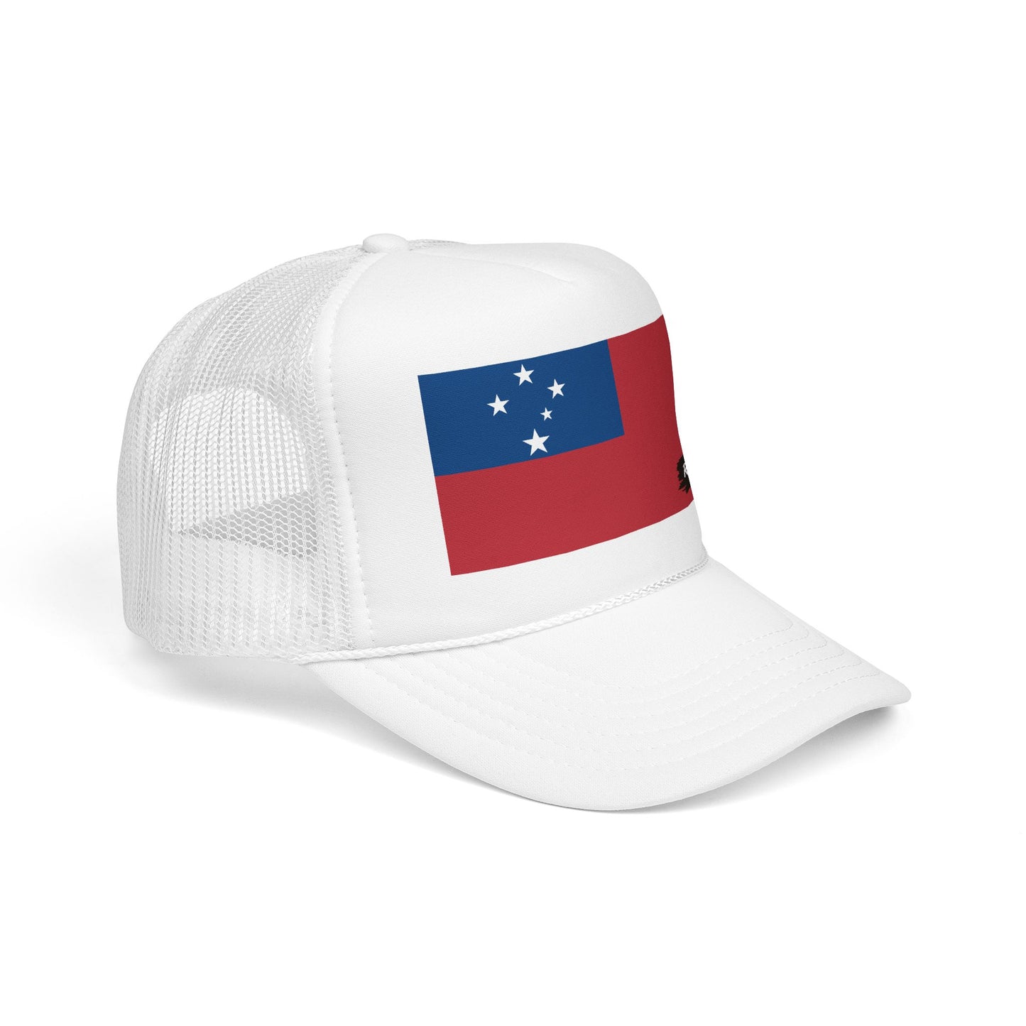 Samoa Flag Foam Trucker Hat | Samoan Pride Snapback Cap | Rep Ya Flag