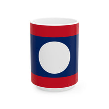 Laos Flag Coffee Tea Mug 11oz 15oz | Rep Ya Flag Ceramic Mug