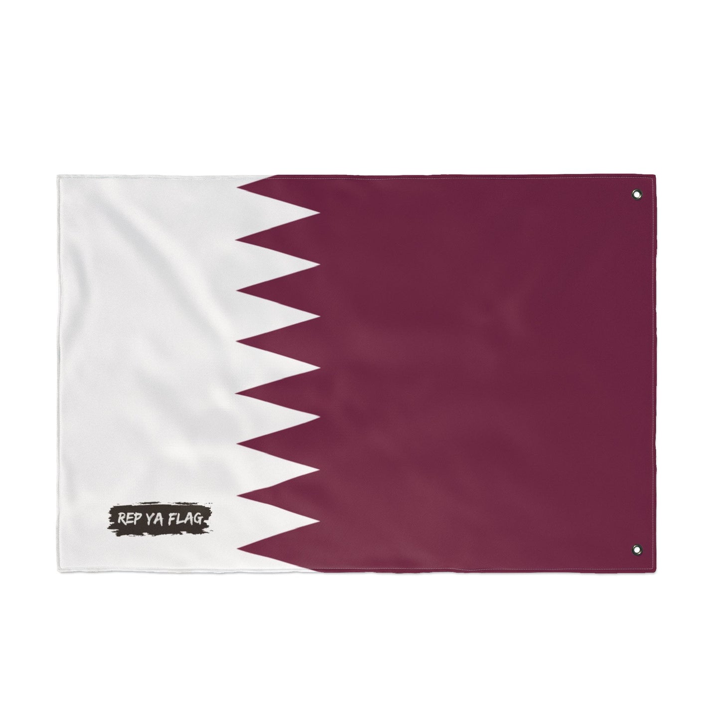 Qatar Flag Garden Banner | Double Sided Outdoor Flag | Rep Ya Flag