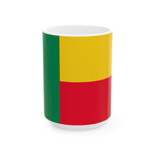 Benin Flag Coffee Mug | Beninese Pride Ceramic Tea Mug 11oz & 15oz | Rep Ya Flag