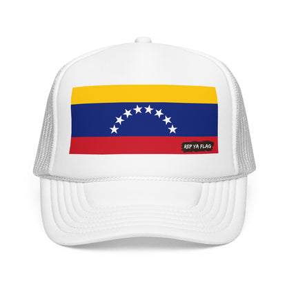 Venezuela Flag Foam Trucker Hat | Rep Ya Flag design