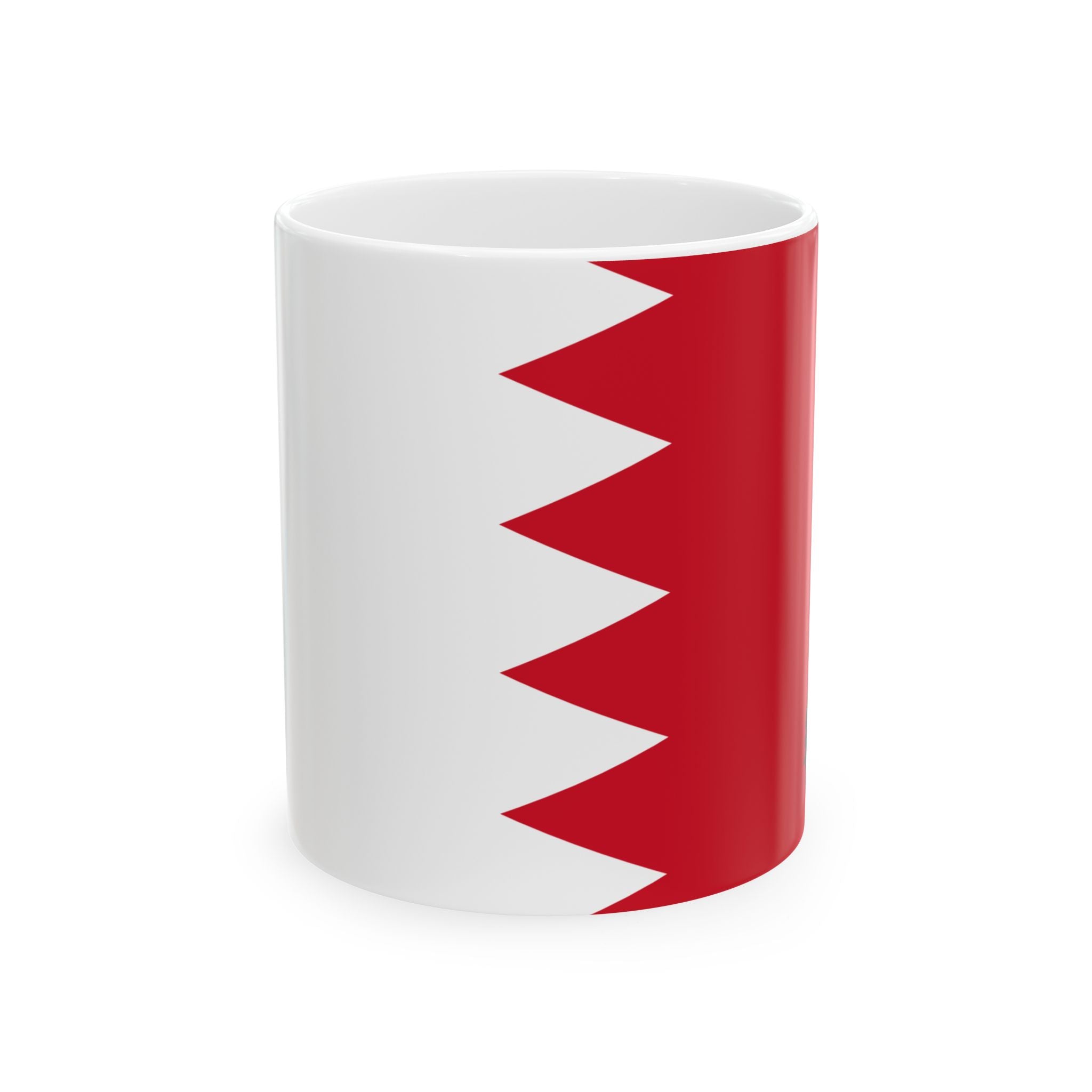 Bahrain Flag Coffee Mug | Bahraini Pride Ceramic Tea Mug 11oz & 15oz | Rep Ya Flag