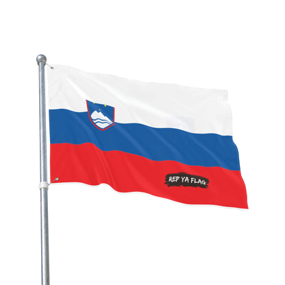 Slovenia Flag Garden Banner | Double-Sided Outdoor Flag | Rep Ya Flag