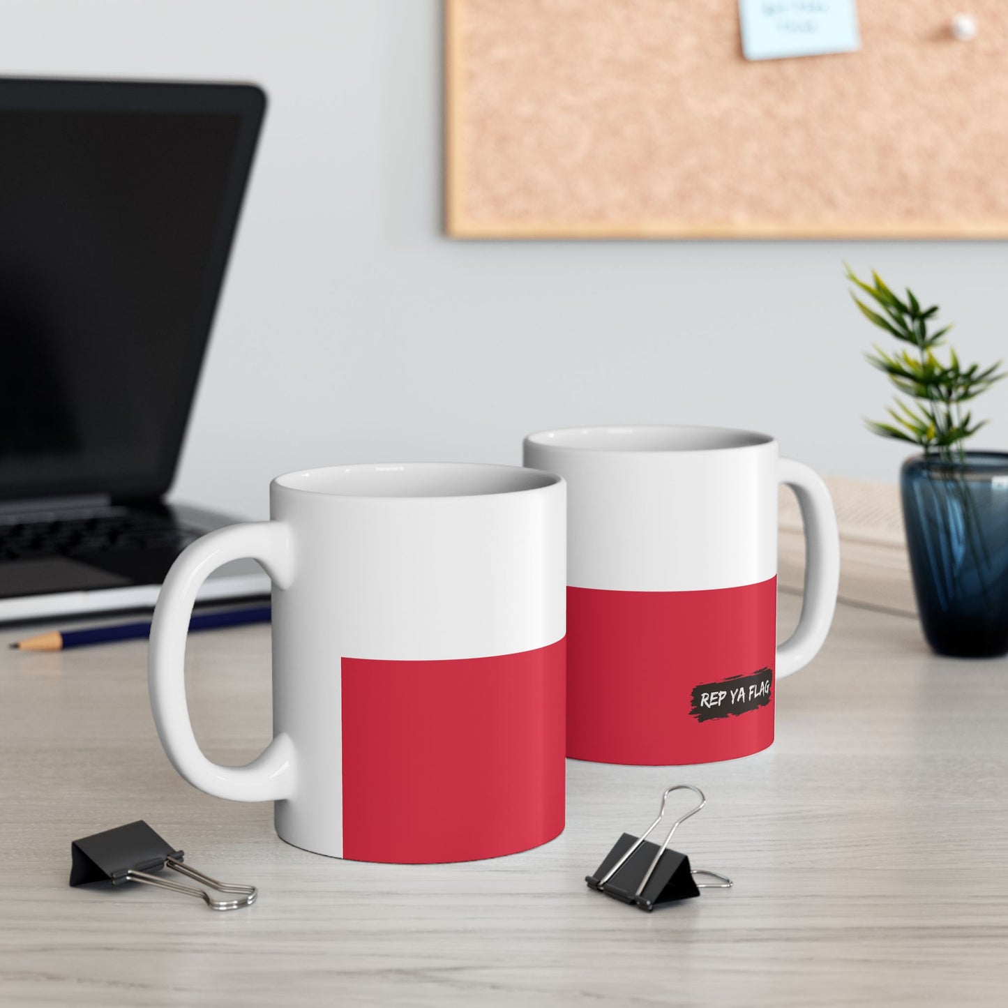 Poland Flag Coffee Tea Mug 11oz 15oz | Rep Ya Flag Ceramic Mug