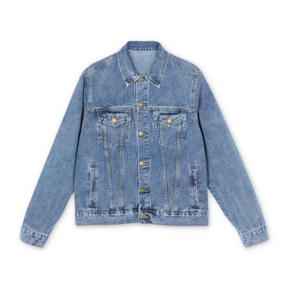 Denim Jacket — Afghan Pride Embroidered Back Graphic