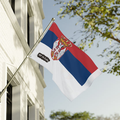 Serbia Flag Garden Banner | Double-Sided Outdoor Flag | Rep Ya Flag