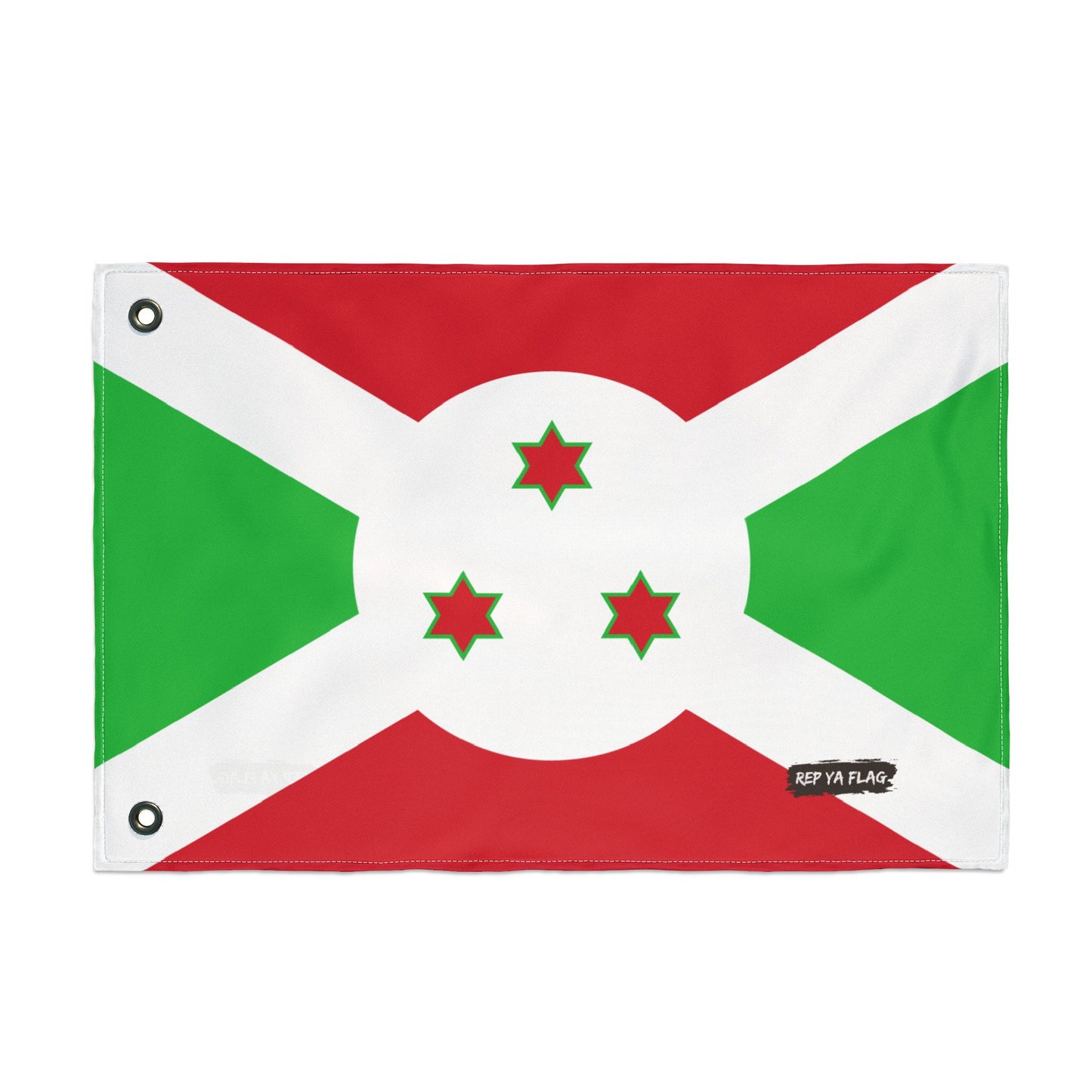 Burundi Flag Garden Banner | Double Sided Outdoor Flag | Rep Ya Flag