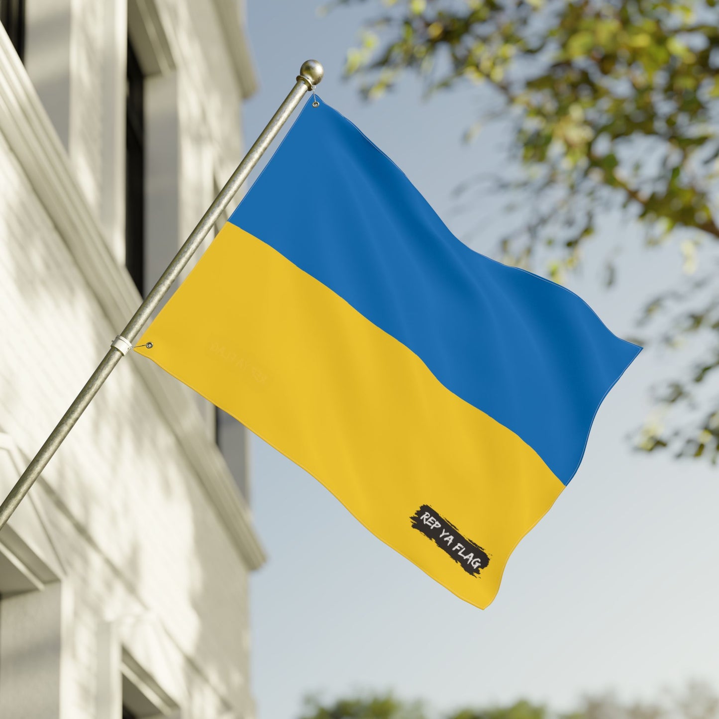 Ukraine Flag Double Sided Flag, Outdoor Garden Banner | Country Flag