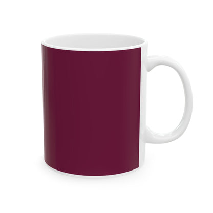 Qatar Flag Coffee Tea Mug 11oz 15oz | Rep Ya Flag Ceramic Mug