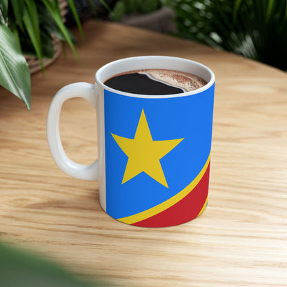 Democratic Republic of the Congo Flag Coffee Tea Mug 11oz 15oz | Rep Ya Flag Ceramic Mug