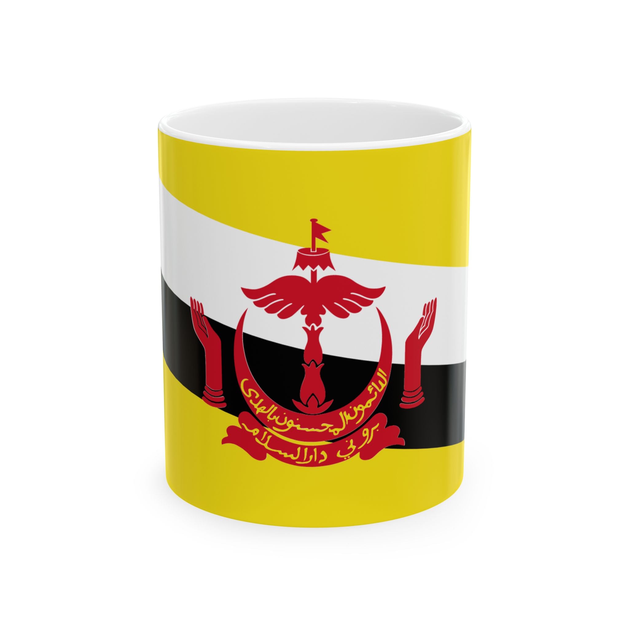 Brunei Flag Coffee Tea Mug 11oz 15oz | Rep Ya Flag Ceramic Mug