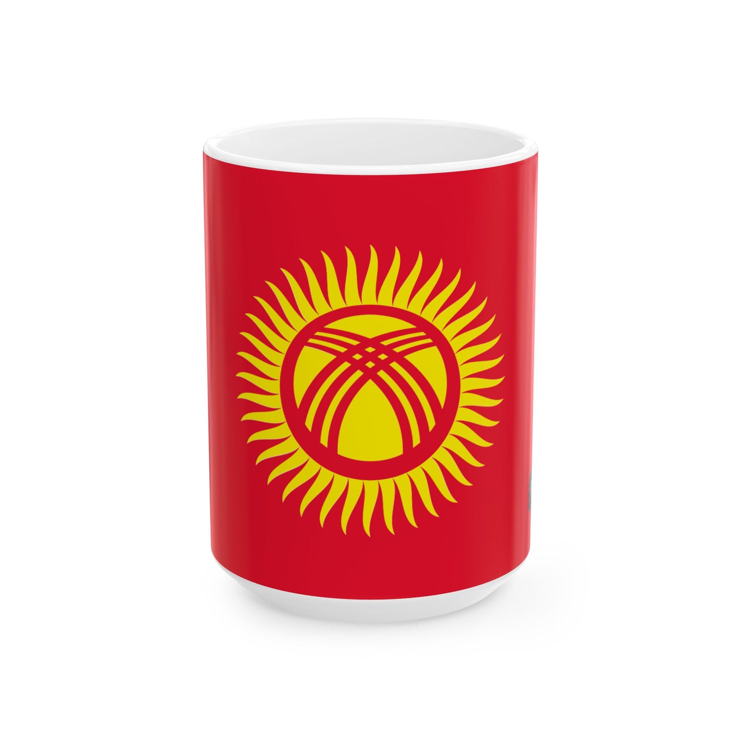 Kyrgyzstan Flag Coffee Tea Mug 11oz 15oz | Rep Ya Flag Ceramic Mug