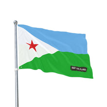Djibouti Flag Garden Banner | Double Sided Outdoor Flag | Rep Ya Flag