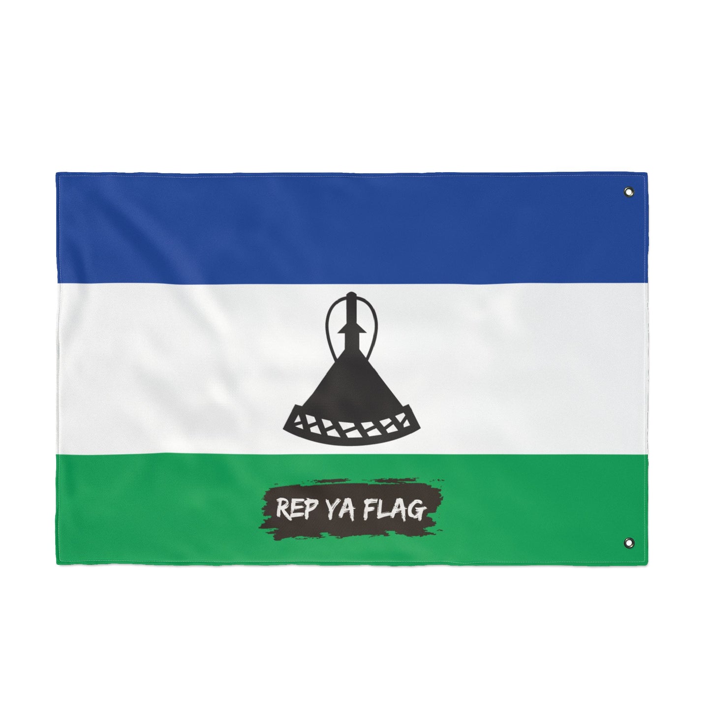 Lesotho Flag Garden Banner | Double Sided Outdoor Flag | Rep Ya Flag