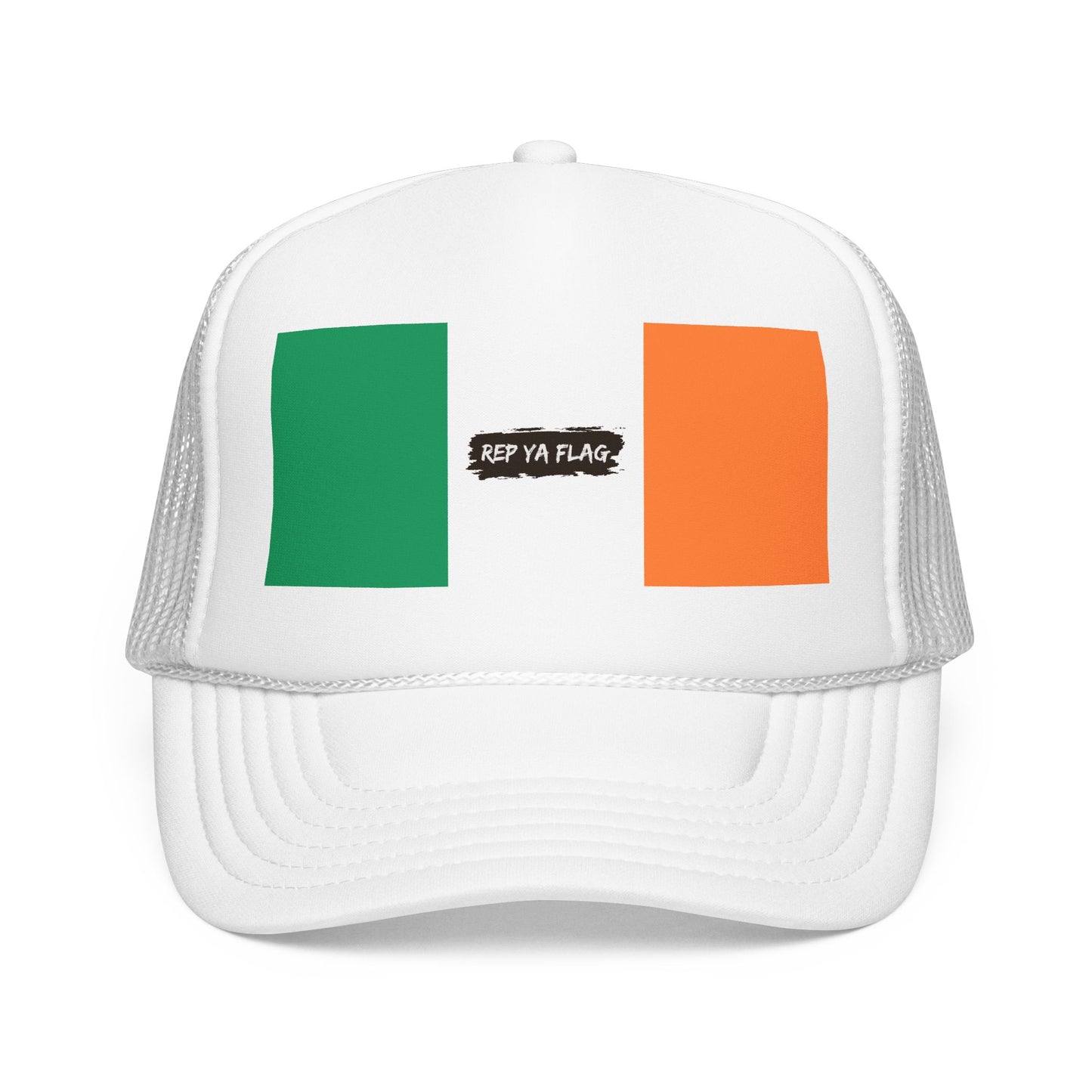 Ireland Flag Foam Trucker Hat | Irish Pride Snapback Cap | Rep Ya Flag