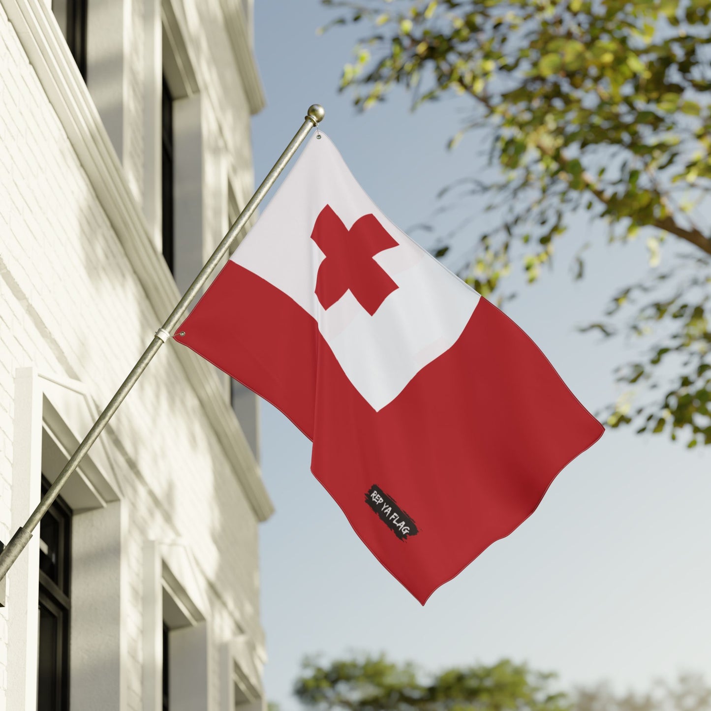 Tonga Flag Garden Banner | Double-Sided Outdoor Flag | Rep Ya Flag