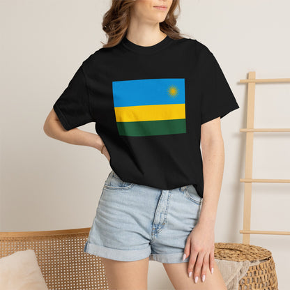 Rwanda Flag T Shirt | Rwandan Heritage Shirt S–4XL | Rep Ya Flag