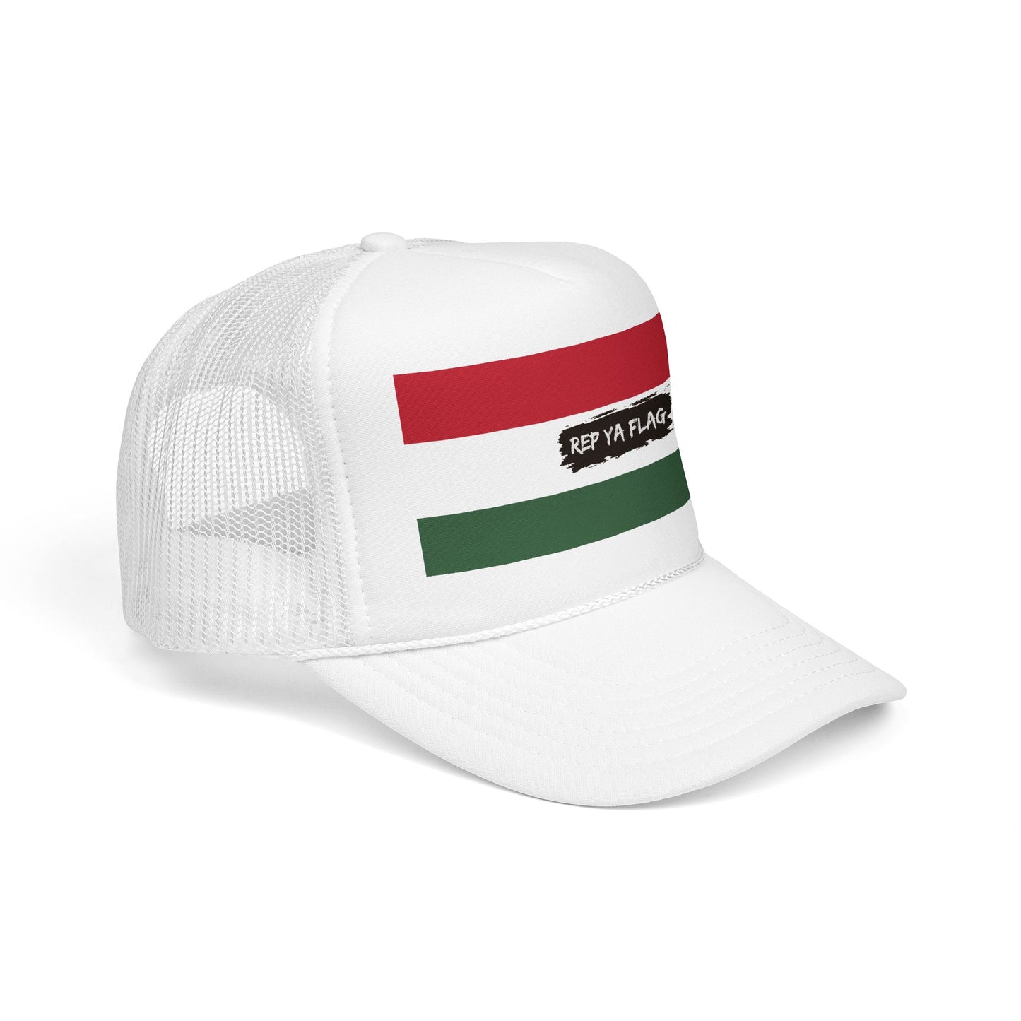 Hungary Flag Foam Trucker Hat | Hungarian Pride Snapback Cap | Rep Ya Flag