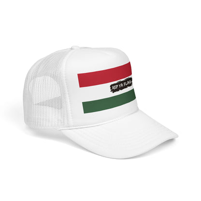 Hungary Flag Foam Trucker Hat | Hungarian Pride Snapback Cap | Rep Ya Flag