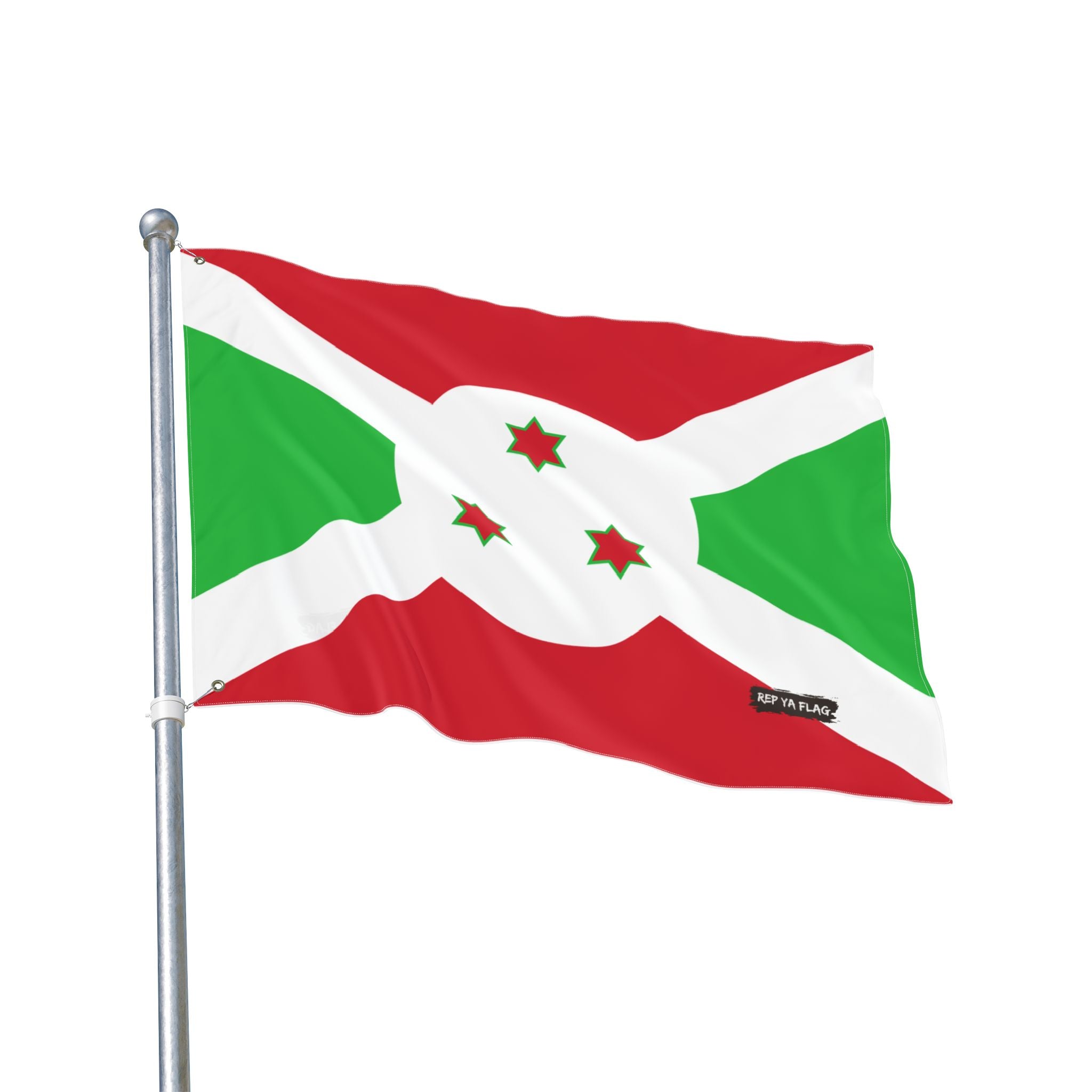 Burundi Flag Garden Banner | Double Sided Outdoor Flag | Rep Ya Flag
