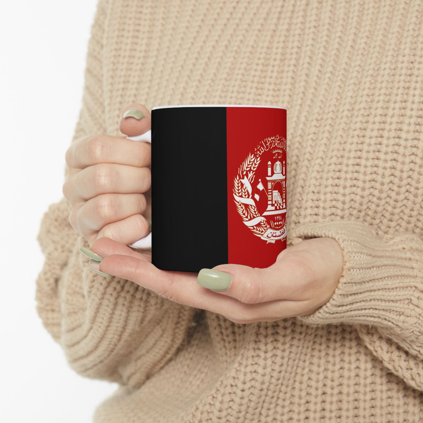 Afghanistan Flag Coffee Tea Mug 11oz 15oz | Rep Ya Flag Ceramic Mug