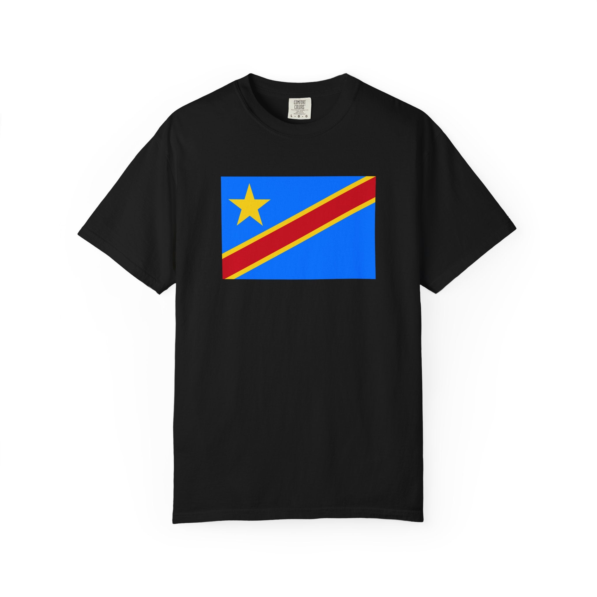 Democratic Republic of the Congo Flag T Shirt | Congolese Heritage Shirt S-4XL | Rep Ya Flag