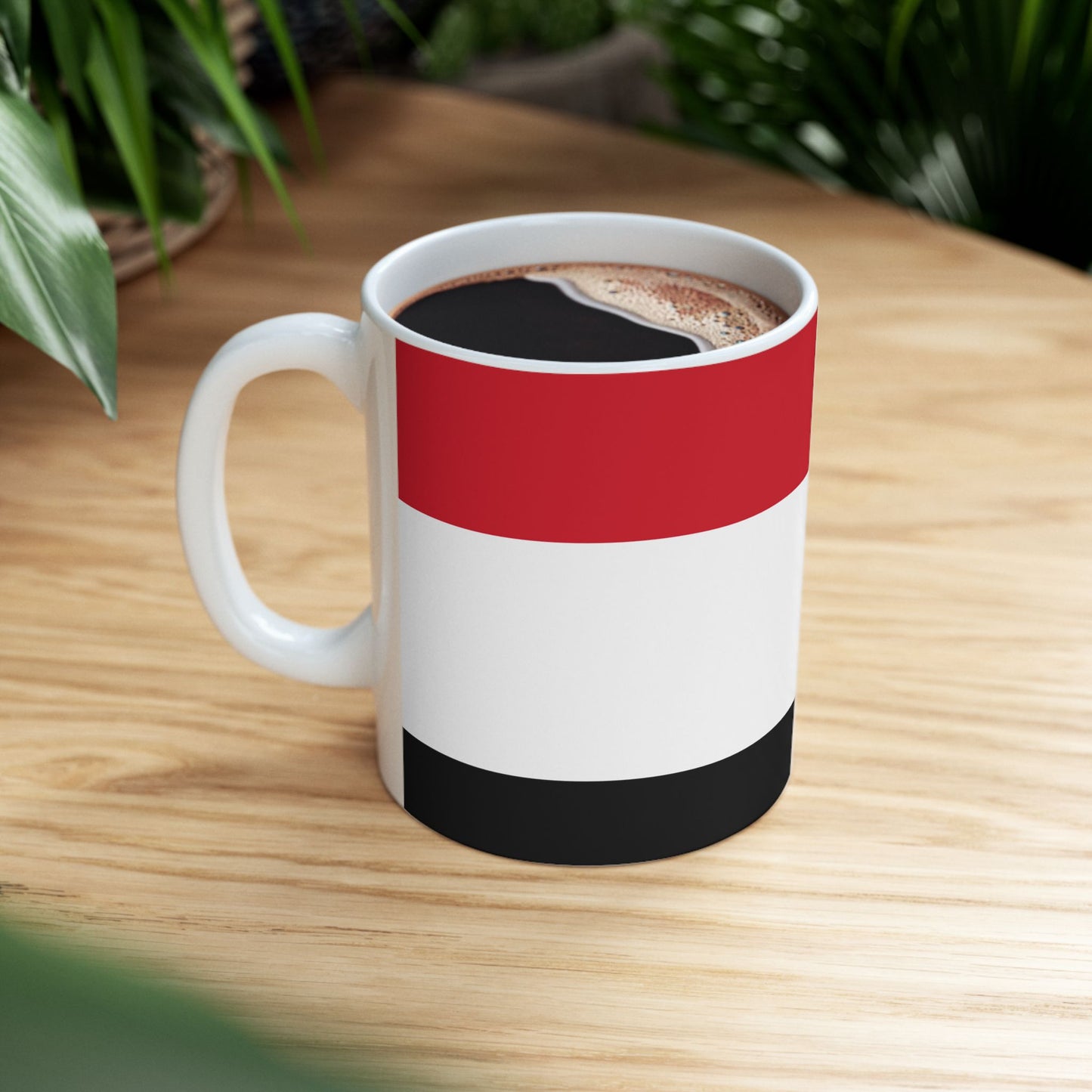 Yemen Flag Mug Ceramic Coffee Cup | 11oz 15oz | Rep Ya Flag