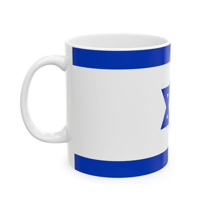 Israel Flag Coffee Tea Mug 11oz 15oz | Rep Ya Flag Ceramic Mug