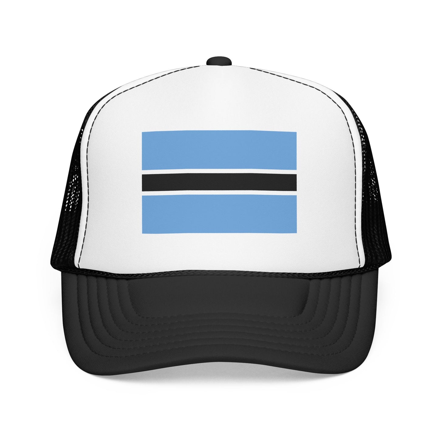 Botswana Flag Foam Trucker Hat | Botswana Pride Snapback Cap | Rep Ya Flag